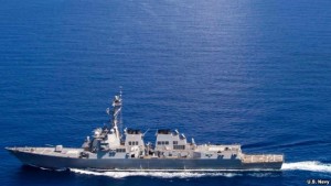 Chiến hạm USS Lassen trang bị tên lửa. (Ảnh US Navy).