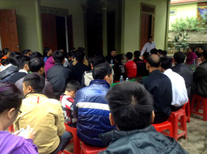 Buổi học về Hiến pháp và Nhân quyền nhân kỷ niệm ngày QTNQ tại Nghệ An