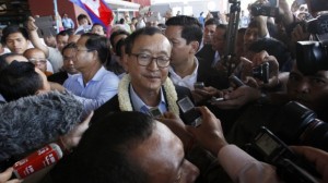Thủ lãnh Đảng Cứu Nguy Dân Tộc Campuchia Sam Rainsy
