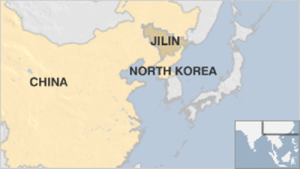 Bom hạt nhân-bản đồ Bắc Hàn và