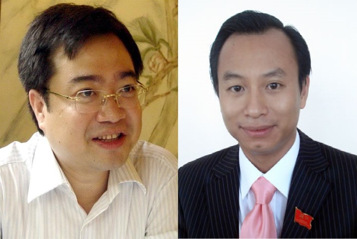 Nguyễn Thanh Nghị (trái) và Nguyễn Xuân Anh,