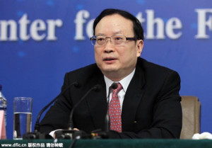 Ông Wang Baoan trong một cuộc họp báo