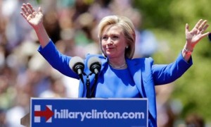 Ứng viên Hillary Clinton thuộc Đảng Dân Chủ giành chiến thắng ở Tiểu Bang Nevada hồi tuần qua, 20-02-2016