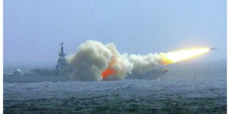 Hình minh họa: TQ bắn tên lửa trong 1 cuộc tập trận ở Biển Đông