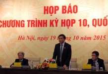 Hình minh họa: Một cuộc họp báo của ông Nguyễn Hạnh Phúc