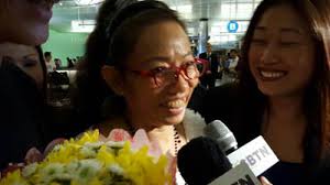 Blogger Tạ Phong Tần trả lời phõng vấn của SBTN ngay khi đặt chân đến Hoa Kỳ.