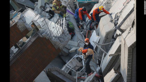Động đất Đài Loan 6 - nhìn từ trên cao