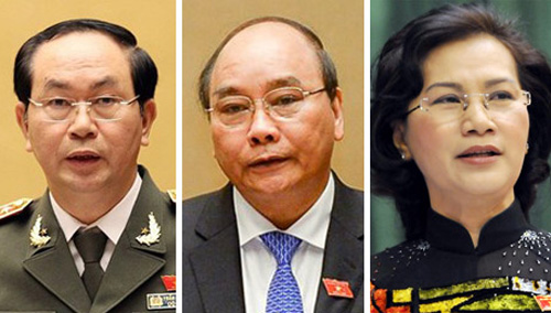 Trần Đại Quang, Nguyễn Xuân Phúc, Nguyễn Thị Kim Ngân sẽ lần lượt xuất hiện trong các vai Chủ tịch nước, Thủ tướng, Chủ tịch Quốc hội.