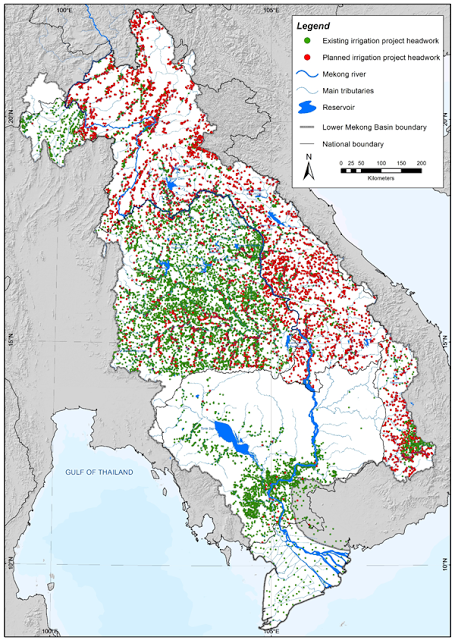 Hình 4 Dự án thủy nông hạ lưu vực Mekong