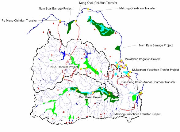 Hình 7 Dự án chuyển nước Mekong của Thái Lan