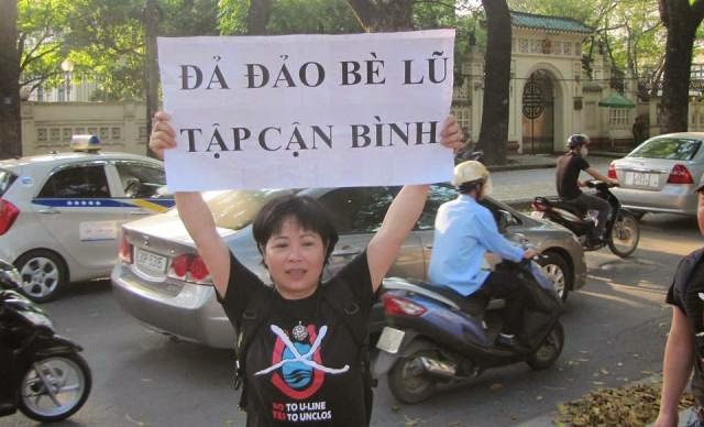 Nhà hoạt động Nguyễn Thúy Hạnh là một trong những người tự ứng cử đại biểu quốc hội Khóa 14.