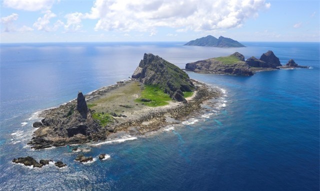 Quần đảo Điếu Ngư (Senkaku) mà Nhật và Trung Quốc đang tranh chấp chủ quyền. Ảnh: Kyodo