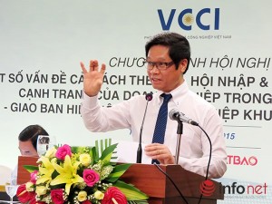 TS Vũ Tiến Lộc, Chủ tịch Phòng Thương mại và Công nghiệp Việt Nam (VCCI) 