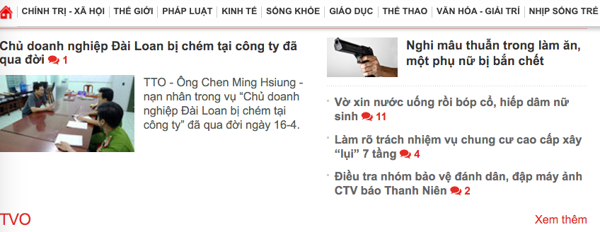 Báo chí Việt Nam ngày nay.