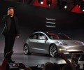 Chủ Tịch Elon Musk và Tesla Model 3 ngày ra mắt