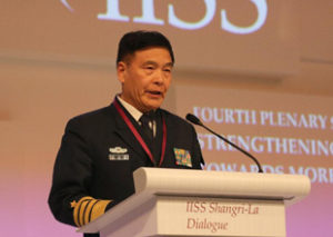 Trưởng phái đoàn Trung Quốc Hải quân Đô đốc Tôn Kiến Quốc tại Đối thoại Shangri-La 2016