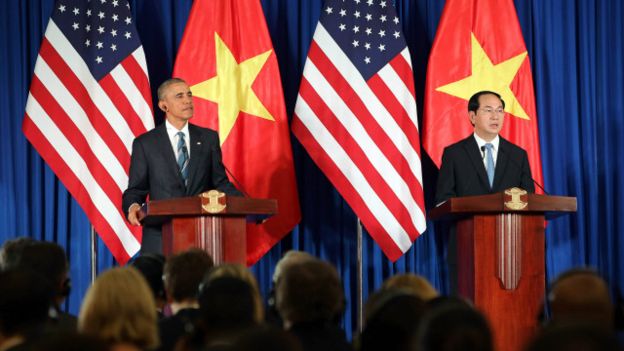 Obama va Tran Dai Quang