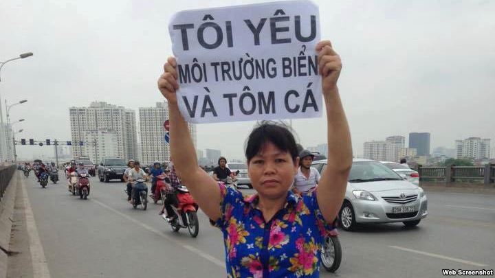 Bà Cấn Thị Thêu bị bắt hôm 10-6-2016.