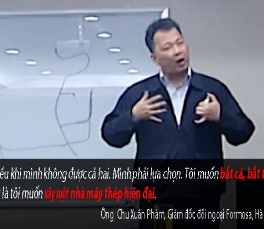 Giám đốc đối ngoại Công ty Formosa Hà Tĩnh Chu Xuân Phàm