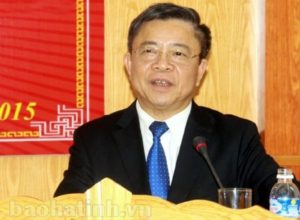 Ảnh Ông Võ Kim Cự, nguyên Chủ tịch UBND Hà Tĩnh, người “có công” đưa Dự án Formosa vào VN
