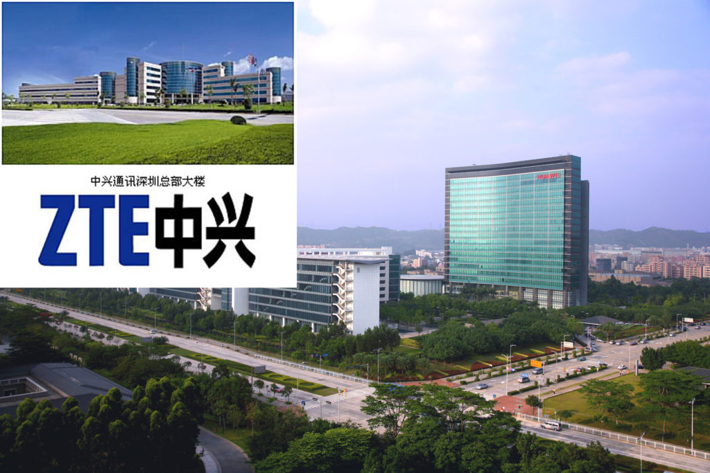 Huawei-Headquarters-aerial&ZTE-view