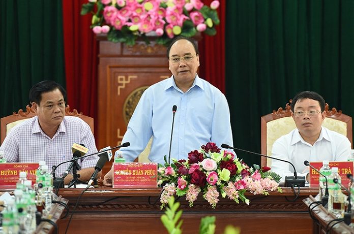 Ông Nguyễn Xuân Phúc họp với lãnh đạo Phú Yên (28/08/2016)