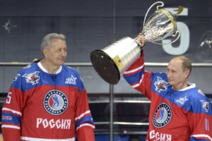Putin - hockey on ice 1