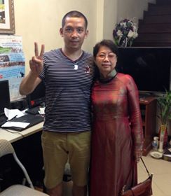 FB Lã Việt Dũng và chị Lê Thi Minh Hà, vợ anh Ba Sàm Nguyễn Hữu Vinh