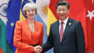Thủ Tướng Anh Theresa May và Chủ Tịch Trung Quốc Tập Cận Bình