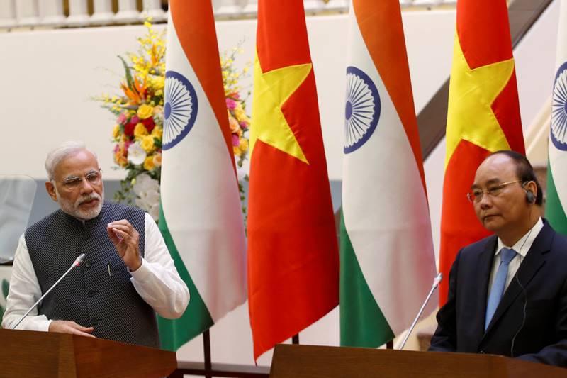Thủ Tướng Ấn Độ Narenda Modi đến thăm Việt Nam vào đầu Tháng 9 vừa qua. Ảnh: Reuters