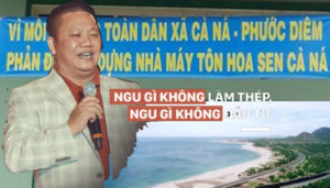 Tập đoàn Hoa Sen vì lợi nhuận quyết đầu tư thép formosa Cà Ná, Ninh Thuận