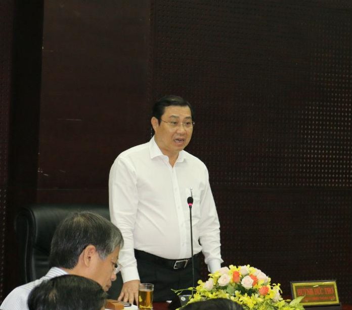 Chủ Tịch UBND TP. Đà Nẵng Huỳnh Đức Thơ khiển trách thuộc cấp