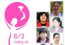 8/3 hướng về những phụ nữ trong tù. Ảnh: Facebook Việt Tân