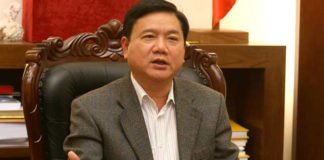 Ông Đinh La Thăng, khi còn đương chức Ủy Viên Bộ Chính Trị đảng CSVN, Bí Thư TP. HCM.