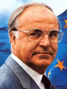 Cố Thủ Tướng Đức Kohl, hình chụp năm 1989.
