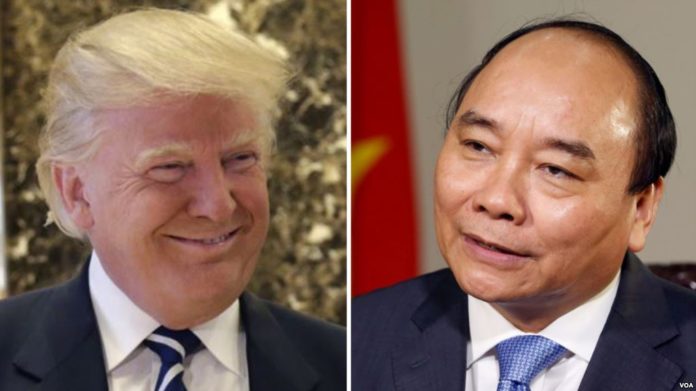 Trump - Nguyễn Xuân Phúc