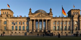 Tòa nhà Quốc Hội Cộng hòa Liên Bang Đức ở Berlin.