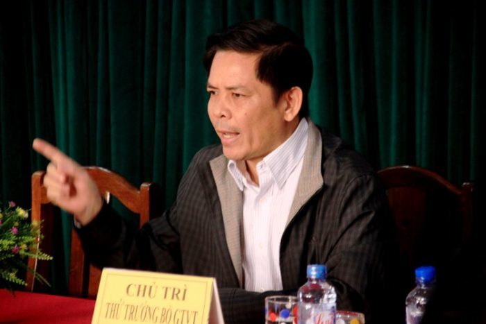 Ông Nguyễn Văn Thể thời làm Thứ trưởng GTVT, nay là Bí thư Tỉnh ủy Sóc Trăng. Ảnh: VNTB