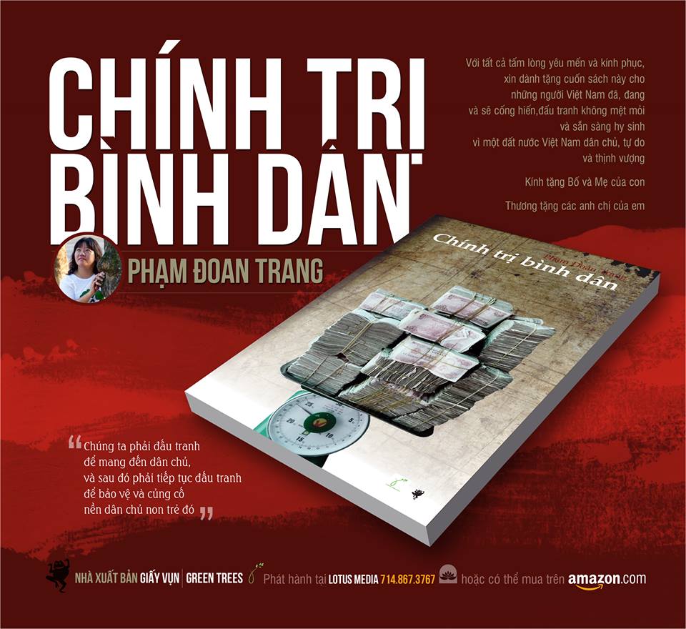 Quyển "Chính Trị Bình Dân" của tác giả Phạm Đoan Trang