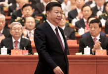 Chủ tịch Trung Quốc Tập Cận Bình tại phiên khai mạc Đại hội 19 của ĐCSTQ, sáng ngày 18/10/2017 (Ảnh: REUTERS/ China Daily)