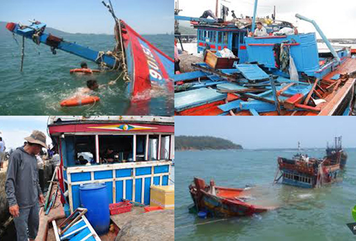 Nạn nhân Luật Hải Cảnh Trung Quốc là ngư dân Việt Nam