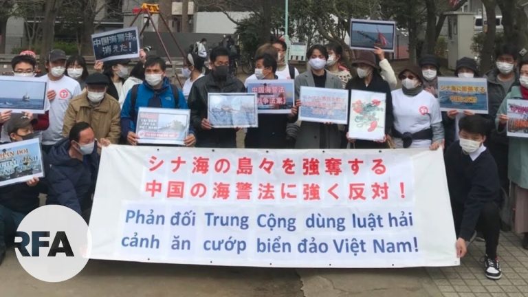 Người Việt tại Nhật biểu tình chống Luật Hải Cảnh của Trung Quốc