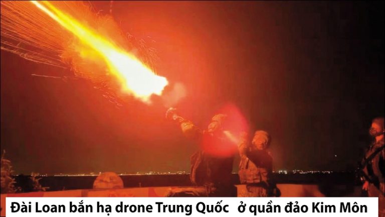 Đài Loan bắn hạ drone Trung Quốc ở quần đảo Kim Môn