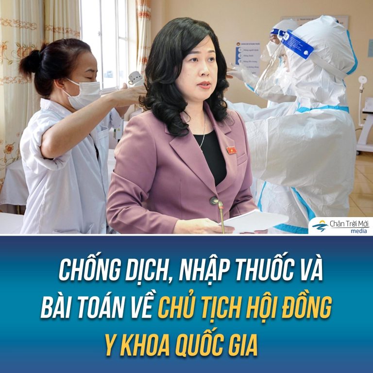 Chống dịch, nhập thuốc và bài toán về Chủ tịch Hội đồng y khoa quốc gia