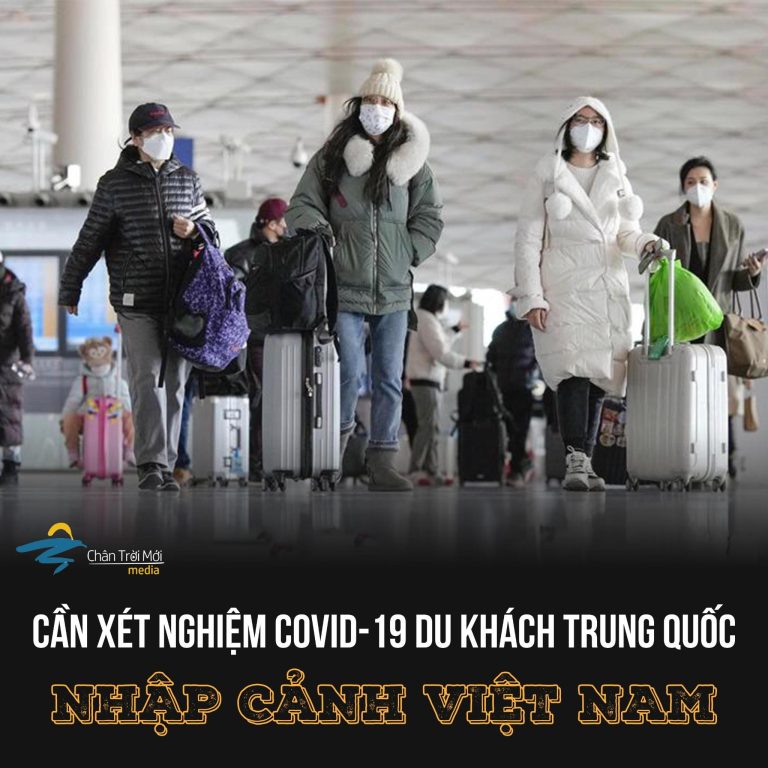 Cần xét nghiệm covid-19 du khách Trung quốc nhập cảnh VN