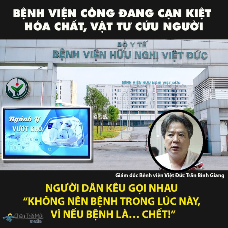 Các bệnh viện công đang cạn kiệt hóa chất, vật tư cứu người