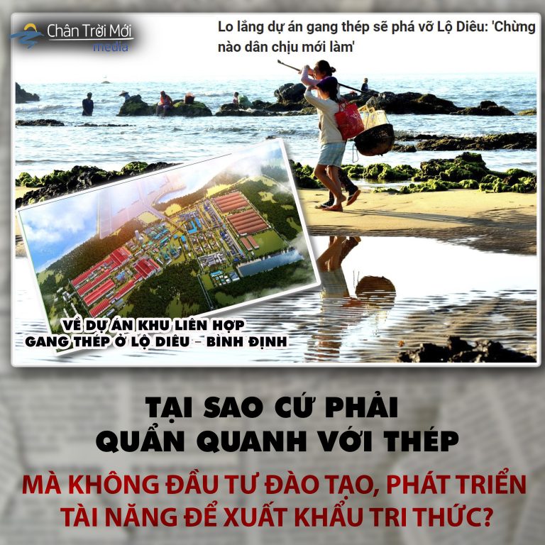 Về dự án khu liên hợp gang thép ở Lộ Diêu
