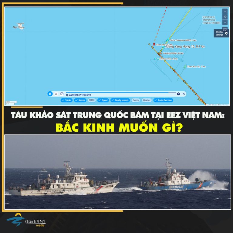 Tàu khảo sát Trung Quốc bám tại EEZ Việt Nam: Bắc Kinh muốn gì?