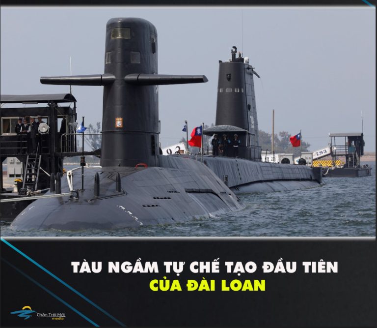 Đài Loan hạ thủy tàu ngầm nội địa đầu tiên