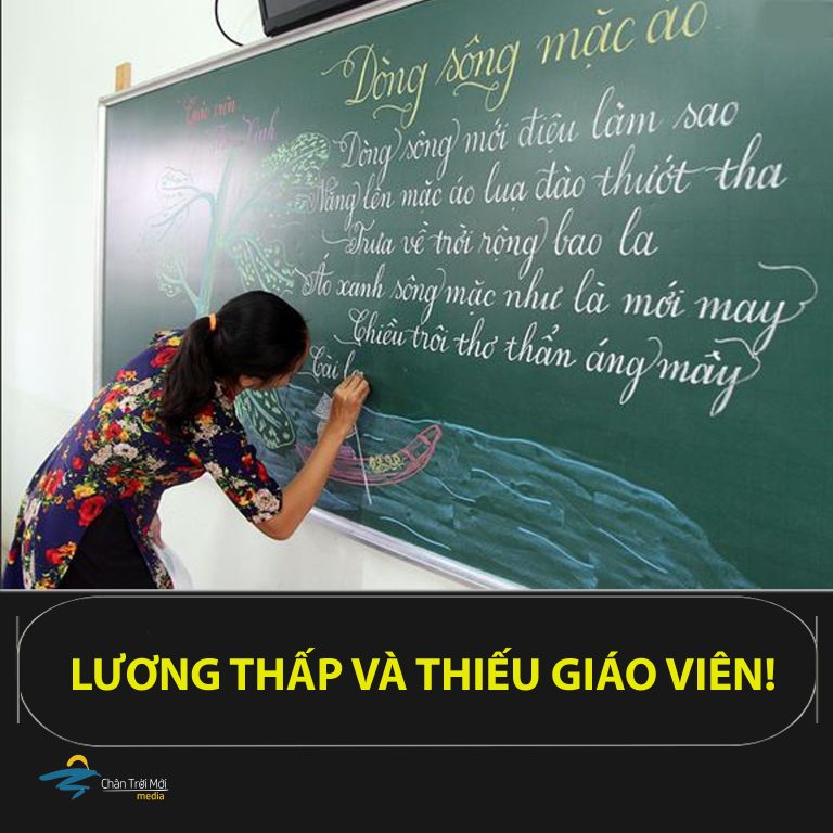 Lương thấp và thiếu giáo viên!